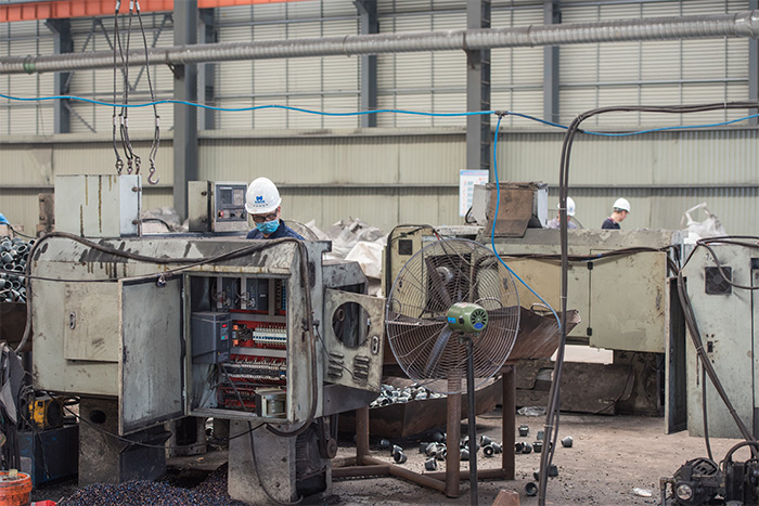 新余网架配件-锥头加工车间