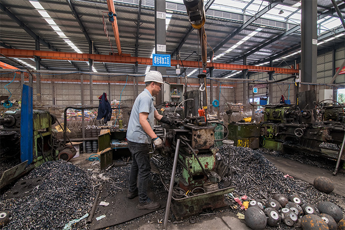 新余网架配件-螺栓球加工车间